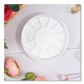 Cup Lids | Dart 20RL Vented Foam Lids Fits 6 - 32 oz. Cups - White (10 Packs/Carton) image number 3