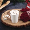 Perforated Roll & Hand Towels | Dart DWTG8W Thermoguard 8 oz. Insulated Paper Hot Cups - White Sustainable Forest Design (40/Pack) image number 4