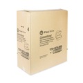 Food Containers & Lids | Pactiv Corp. YTH100790000 5.13 in. x 5.13 in. x 2.5 in. Single Tab Lock Foam Hinged Lid Containers - White (500/Carton) image number 3