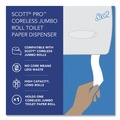 Toilet Tissue Dispensers | Scott 09601 14.38 in. x 6 x 9.75 in. EZ Load Pro Coreless Jumbo Roll Tissue Dispenser - Stainless Steel image number 10