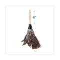 Dusters | Boardwalk BWK14FD 6 in. Wood Handle Professional Ostrich Feather Duster image number 3