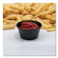 Cups | Dart 200PCBLK 2 oz. Conex Complements Portion/Medicine Cups - Black (2500/Carton) image number 5