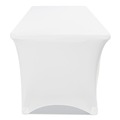Table Covers & Skirts | Iceberg 16523 iGear 30 in. x 72 in. Polyester Fabric Table Cover - White image number 4
