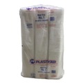 Food Containers & Lids | GEN 1WH 5.38 in. x 5.38 in. x 1.07 in. #1 Meat Trays - White (500/Carton) image number 0