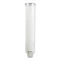 Cup Dispensers | San Jamar C4160WH Small Pull-Type Water Cup Dispenser for 5 oz. Cups - White image number 1