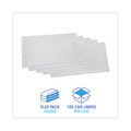 Low-Density Trash Bags | Boardwalk H8046TWK 40 in. x 46 in. 45 gal. 0.9 mil Linear Low Density Industrial Can Liners - White (100/Carton) image number 2