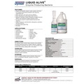 Drain Cleaners | ITW Dymon 23301 Liquid Alive 1 Gallon Bottle Enzyme Producing Bacteria (4/Carton) image number 2