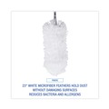 Dusters | Boardwalk BWKMICRODUSTER 23 in. Washable MicroFeather Duster - White image number 3