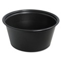 Cups | Dart 325PCBLK 3.25 oz. Conex Complements Portion/Medicine Cups - Black (2500/Carton) image number 2