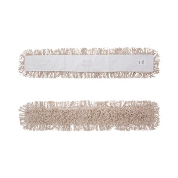 Boardwalk BWK1348 48 in. x 5 in. Hygrade Cotton Industrial Dust Mop Head - White
