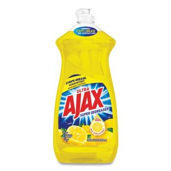  | Ajax 144673 28 oz. Bottle Dish Detergent - Lemon Scent (9/Carton)