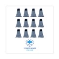 Mop Heads | Boardwalk BWK903BL Loop-End Cotton with Scrub Pad Mop Head - Large (12/Carton) image number 3