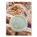 Souffle & Portion Cups | Eco-Products EP-PCLID Compostable PLA Plastic Portion Cup Lids Fits 2 oz. to 4 oz. Portion Cups - Clear (2000/Carton) image number 4