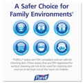 Hand Sanitizing Wipes | PURELL 9111-12 5.78 in. x 7 in. Premoistened Hand Sanitizing Wipes - Fresh Citrus, White (12/Carton) image number 2