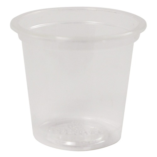 Perforated Roll & Hand Towels | World Centric CPCS1SN PLA Clear Cold Cups 1 oz Plastic Clear 3000/Carton image number 0