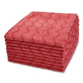 Cleaning Cloths & Wipes | Rubbermaid Commercial FGQ62000RD00 HYGEN Microfiber 16 in. x 16 in. Cleaning Cloths - Red (12/Carton) image number 0
