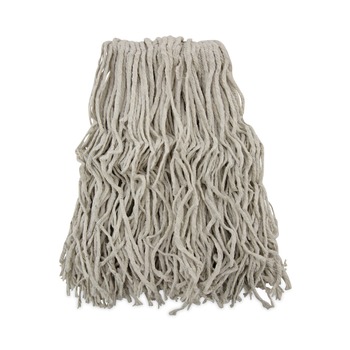 Boardwalk BWKCM02032S #32 Cut-End Cotton Mop Head - White (12/Carton)