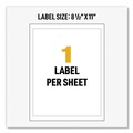 Perforated Roll & Hand Towels | Avery 60501 UltraDuty 8.5 in. x 11 in. GHS Chemical Waterproof and UV Resistant Labels - White (50/Box) image number 8