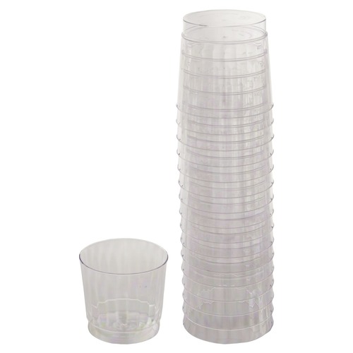 Cups | WNA WNA RSCCR91516 9 oz Classicware Rocks Glass Plastic Tumblers - Clear (240/Carton) image number 0