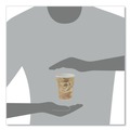 Cups | SOLO 412MSN-0029 12 oz. Printed Mistique Polycoated Hot Paper Cups - Brown (1000/Carton) image number 5