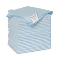 Cleaning Cloths & Wipes | Boardwalk 2164038 16 in. x 16 in. Microfiber Cleaning Cloths - Blue (24/Pack) image number 0