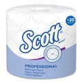 Perforated Roll & Hand Towels | Scott 13607 Essential 2-Ply Septic Safe Convenience Carton Standard Roll Bathroom Tissue for Business - White (550/Roll, 20 Rolls/Carton) image number 0