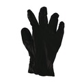 Food Service Disposable & Single Use Gloves | Boardwalk BWK396MBX 4.4 mil General Purpose Powder-Free Disposable Nitrile Gloves - Medium, Black (100/Box) image number 2