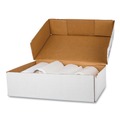 High-Density Trash Bags | Inteplast Group EC2424N High-Density 10 gal. 5 microns Commercial Can Liners - Natural (50 Bags/Roll, 20 Rolls/Carton) image number 4