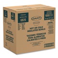 Bowls | Dart 6B20 6 oz. Insulated Foam Bowls - White (1000/Carton) image number 4