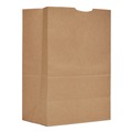 Grocery Bags | Ross & Wallace Paper Products 110411 57 lbs. Capacity 12 in. x 7 in. x 17 in. Grocery Paper Bags - Kraft (500/Bundle) image number 0