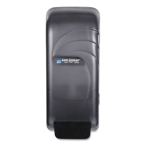 Soap Dispensers | San Jamar S890TBK 800 mL 4.5 x 4.38 x 10.5 Oceans Universal Liquid Soap Dispenser - Black image number 0