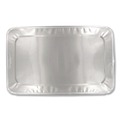 Steam Table Parts | Handi-Foil HFA 205000 12.88 in. x 20.81 in. 40 Gauge Steam Pan Foil Lids for Full-Size Pan (50/Carton) image number 1