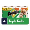Perforated Roll & Hand Towels | Bounty 80876241 10.5 in. x 11 in. 2-Ply Kitchen Roll Paper Towels - White (24/Carton) image number 1