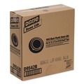 Cup Lids | Dixie D9542B 10 oz. - 20 oz. Cups Drink-Thru Plastic Lids - Black (1000/Carton) image number 4