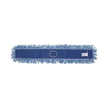 Boardwalk BWK1148 48 in. x 5 in. Cotton/Synthetic Blend Dust Mop Head - Blue