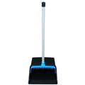 Dust Pans | Impact T0013-01 LobbyMaster 11.72 in. Wide Plastic Dust Pan - Blue/Black image number 3