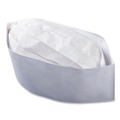 Chef Hats | AmerCareRoyal RCC2W One Size Fits All Crepe Paper Adjustable Classy Cap - White (1000/Carton) image number 3