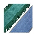 Mops | Boardwalk BWKMFKIT 35 in. to 60 in. Microfiber Cleaning Kit 18 in. Wide Blue Green Microfiber Head - Gray Aluminum Handle (1-Kit) image number 2