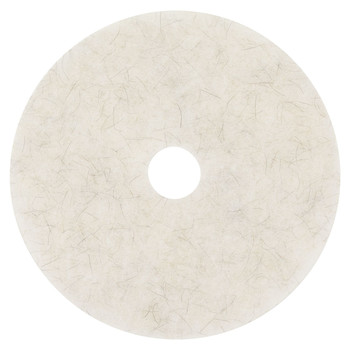 3M 3300-20 20 in. Diameter Ultra High-Speed Natural Blend Floor Burnishing Pads 3300 - White (5/Carton)