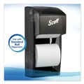 Perforated Roll & Hand Towels | Scott 04460 2-Ply Septic Safe Essential Standard Roll Bathroom Tissue for Business - White (550/Roll) image number 4
