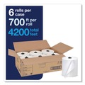 Perforated Roll & Hand Towels | Tork 290089 1-Ply 7.7 in. x 700 ft. Advanced Matic Hand Towel Roll - White (6/Carton) image number 2