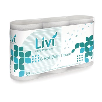  | Livi Ultra Premium 292101 2-Ply Bath Tissue - White (1-Carton)
