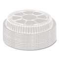 Food Containers & Lids | Handi-Foil HFA 2058DL 8.25 in. x 0.88 in. Plastic Dome Lid - Clear (500/Carton) image number 1