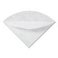 Sorbents | AmerCareRoyal EFC10 10 in. Non-Woven Filter Cones for Fryer Oil (500/Carton) image number 1