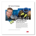 Ear Protection | 3M 318-3000 E-A-R Push-Ins Metal Detectable Single-Use Corded Earplugs - Blue/Yellow (200 Pairs/Box) image number 2