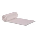 Low-Density Trash Bags | Boardwalk H7658TCKR02 38 in. x 58 in. 60 gal. 0.9 mil Perforated Roll Low-Density Waste Can Liners - Clear (100/Carton) image number 0