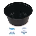 Cups | Boardwalk BWKPRTN325BL 3.25 oz. Polypropylene Souffle/Portion Cups - Black (2500/Carton) image number 5
