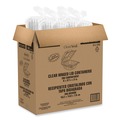 Food Containers & Lids | Dart PET57PST1 5.86 in. x 3.11 in. ClearSeal Hinged-Lid Plastic Containers - Clear (500/Carton) image number 5