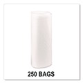 High-Density Trash Bags | Pitt Plastics PCRH333913N Eco Strong Plus 33 in. x 39 in. 13 mic 33 Gallon Can Liners - Natural (250/Carton) image number 4
