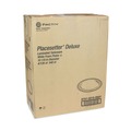Plates | Pactiv Corp. 0TK10010000Y Placesetter Deluxe Laminated Foam 10.25 in. Plates - White (540/Carton) image number 3